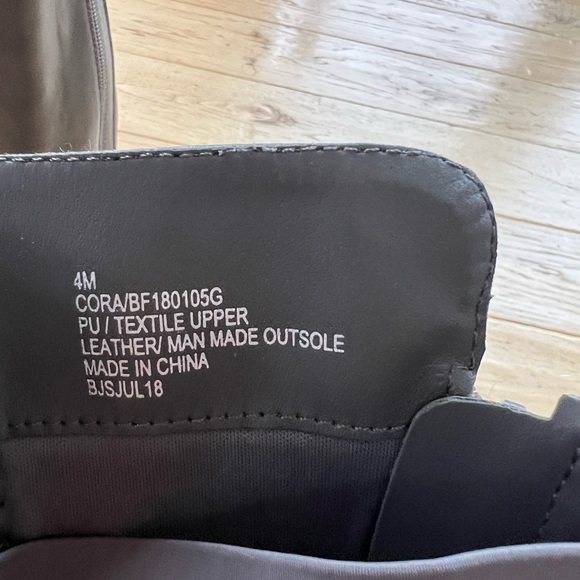 BCBGMAXAZRIA Girls boots Leather/Man made Outsole 4m Dark Grey - Picture 5 of 6